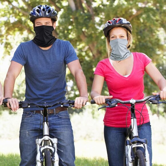 6 Pieces Cooling Neck Gaiter Face Clothing Neck Gaiter Mask Scarf Sunscreen Brea - Picture 7 of 7